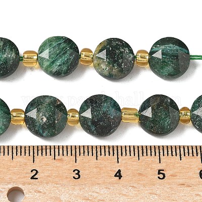 Бусины из натурального фуксита&nbsp;G-G271-C03-10mm-1