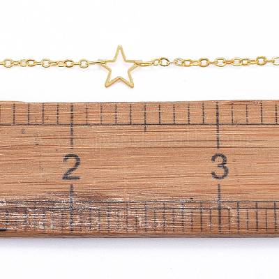 3.28 фут ручной работы из латунных звеньев цепи X-CHC-F010-02-G-1