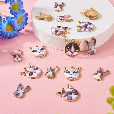 16 шт. 8 стильные подвески из эмалированного сплава с покрытием ENAM-TA0001-48-1