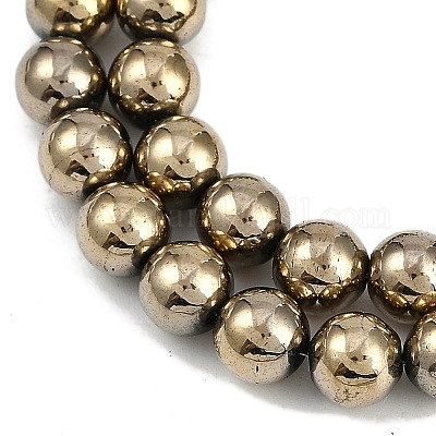 Гальванические нити синтетических магнитных гематитовых бусин G-G174-L01-03-1