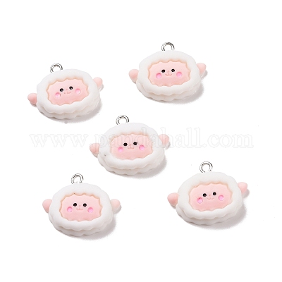 Подвески из непрозрачной смолы RESI-D057-15P-1