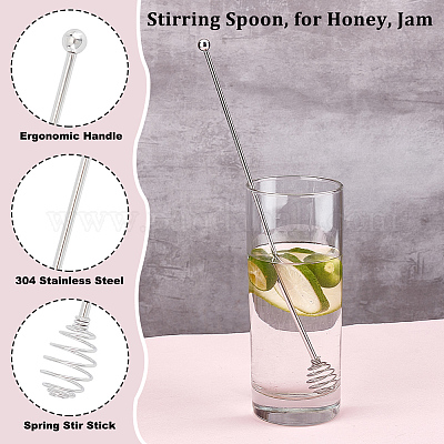 Ложка для размешивания из нержавеющей стали 304 AJEW-WH0010-32P-1