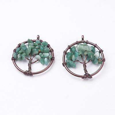 Природные подвески амазонит G-E419-10R-1