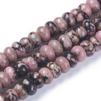 Природные родонит бисер нитей G-F642-03-1