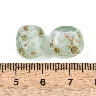 Бусины ручной работы бусины золотого песка LAMP-H069-01C-1