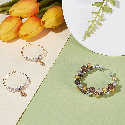 Латунные текстурированные бусины KK-PH0035-88-NF-1