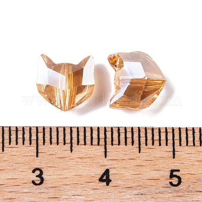 100 шт. Гальванические стеклянные бусины EGLA-P060-01B-PL01-1