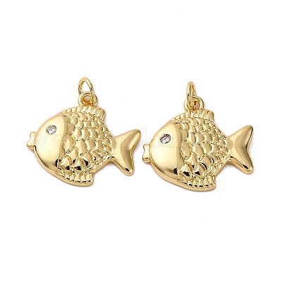 Латунные микро проложить кубического циркония подвески KK-S525-02G-1