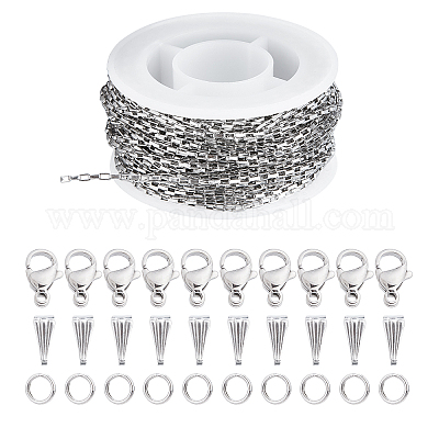 Наборы для самостоятельного изготовления браслета-цепочки и ожерелья DIY-SC0020-21P-1