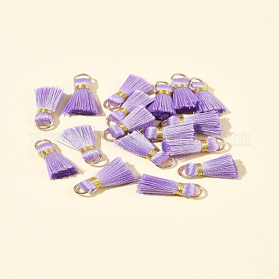 20 шт. украшения из поликоттона (полиэстер-хлопка) ручной работы в виде кисточек FIND-FS0003-27C-1