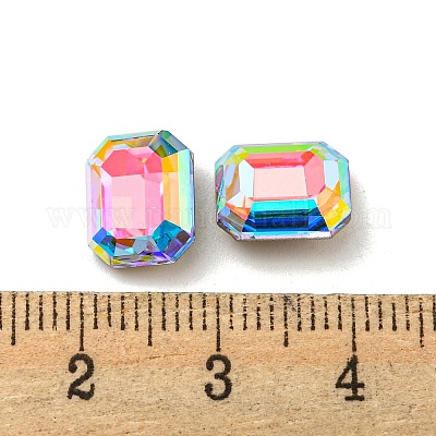 Cabochons de strass en verre&nbsp;RGLA-M017-I02-202ST-1