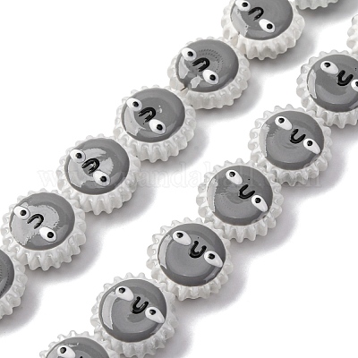 Бусины из стеклянной эмали LAMP-Q045-01A-1