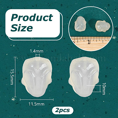 2 шт. Бусины из натурального агата G-OC0005-60-1