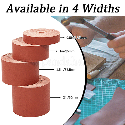 Плоский шнур из искусственной кожи из микрофибры длиной 2 м. FIND-WH0420-75B-02-1