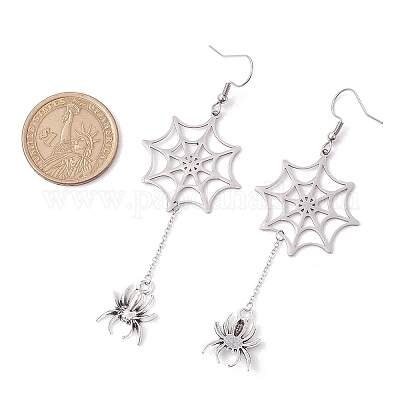 Серьги-подвески из нержавеющей стали 304 EJEW-TA00421-1