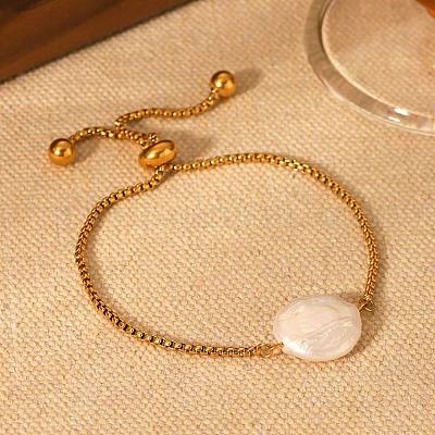 Модные браслеты-слайдеры из нержавеющей стали с цепочками Boston Link EE0272-1