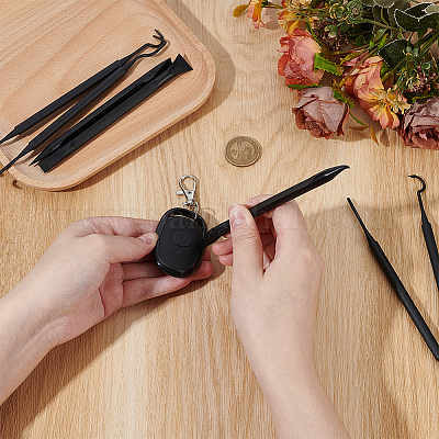 4 шт. нейлоновая щетка для чистки с двумя крючками AJEW-AR0004-92-1