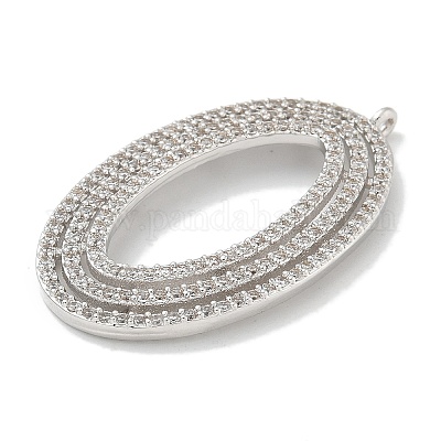 Стойки обшивки латунь микро проложить Циркон подвеску KK-L224-051P-1