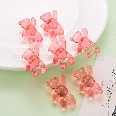 Прозрачные акриловые бусины&nbsp;MACR-S373-01B-910-1