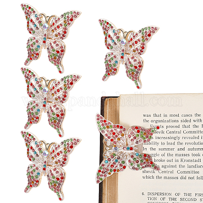 Зажим для книги из сплава AJEW-WH20072-52C-1