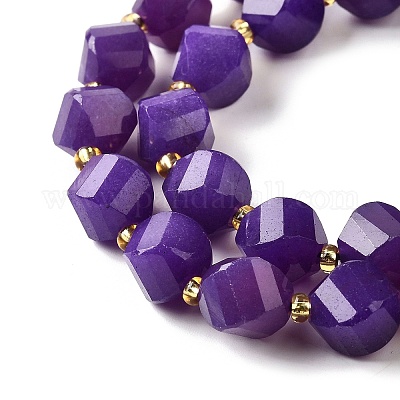 Нити бусин из натурального кварца окрашенные G-U023-A02-13-1