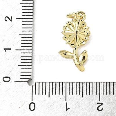 Латунные микро проложить кубического циркония подвески KK-L248-15G-01-1