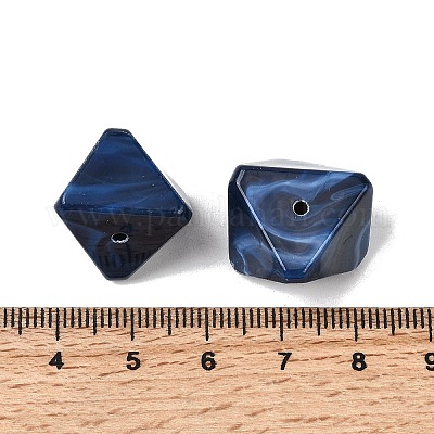 Акриловые бусины OACR-D320-02G-1