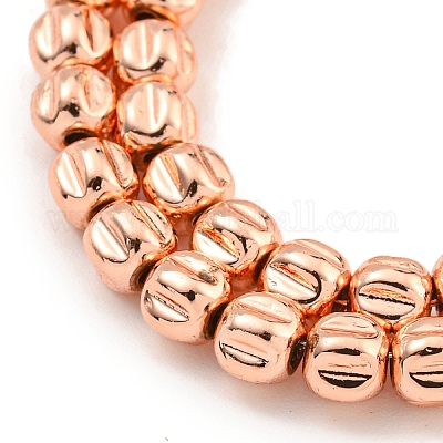 Гальванические нити из синтетических немагнитных гематитовых бусин G-C136-D01-02-1