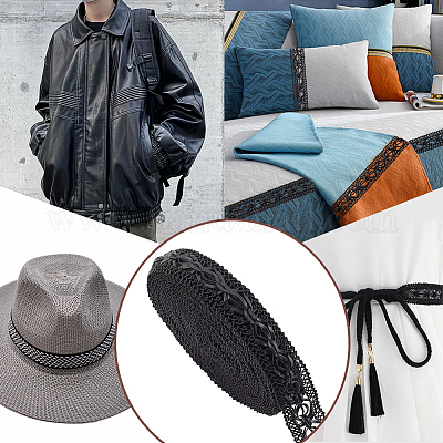 Ruban Tissu Galon Doré 11mm X 12m PandaHall - Garniture Tissu Plat Pour Couture, Déco Rideaux Et Costumes Artisanat Filigrane