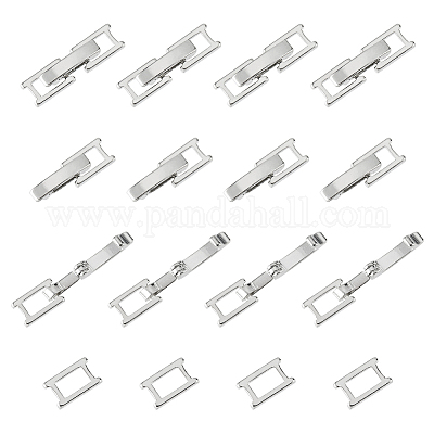 24 комплект экологически чистых латунных застежек для часовых ремешков KK-FH0007-75A-P-1