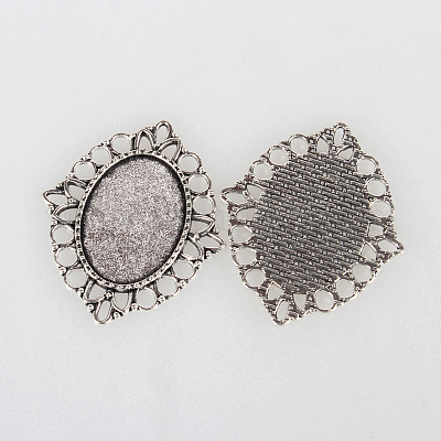 Сеттинги для кабошонов или кулона&nbsp;X-TIBEP-N003-27AS-1