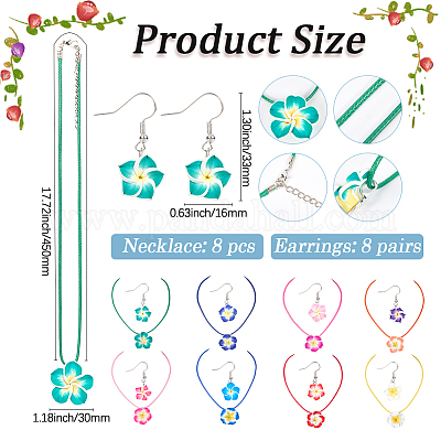 Комплект из латунных подвесных сережек и ожерелья из вощеного искусственного кожзаменителя&nbsp;SJEW-SC00001-1