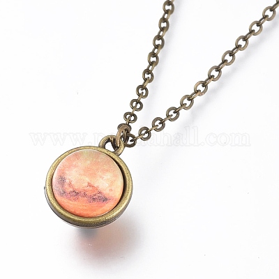 Ожерелье из стекла NJEW-D281-C-M-1