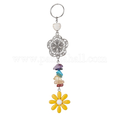 Брелки из цветочной смолы KEYC-JKC00556-02-1