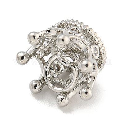 Латунный микро-паве кубический цирконий KKB-L215-040P-1