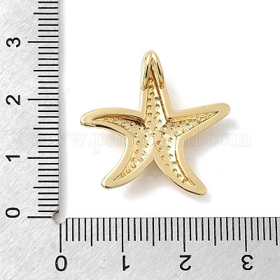 Подвески из латунного АБС-пластика с жемчугом KK-H529-41G-1