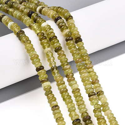 Натуральные нити бус из нефрита гетиан G-T140-80-1