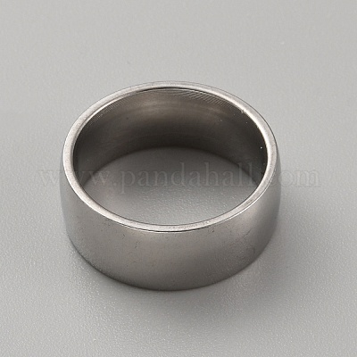 Простое кольцо из нержавеющей стали 201 для женщин RJEW-WH0015-02B-1