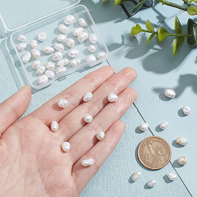 1 нить бусин из натурального жемчуга Кеши в стиле барокко PEAR-NB0002-15-1