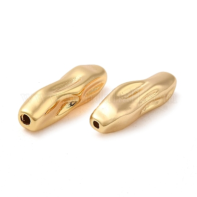 Латунные текстурированные бусины KK-M270-13G-1