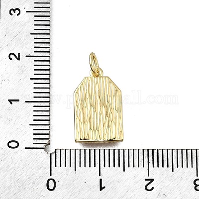 Латунные микро проложить кубического циркония подвески KK-S523-04G-1