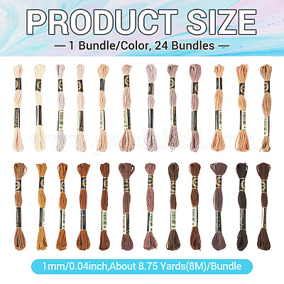 Нить для вышивания из полиэстера OCOR-TA0002-83A-1