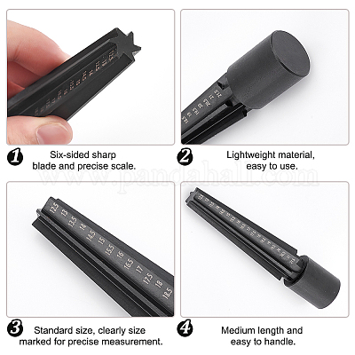 Стальной регулятор размера кольца&nbsp;TOOL-WH0155-177-1