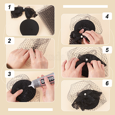 2 м ленты из декоративной сетки. SRIB-WH0011-177B-1