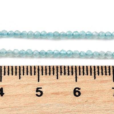Природных амазонит бисер нитей G-V001-A01-2mm-1
