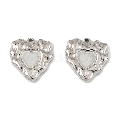 Оправы для подвесок из нержавеющей стали 304 в виде кабошонов STAS-L022-540P-1