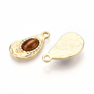 Подвески из сплава слезы из смолы PALLOY-N177-07G-1