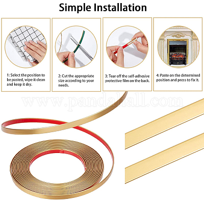 Пластиковая кромка ПВХ DIY-WH0349-140A-1