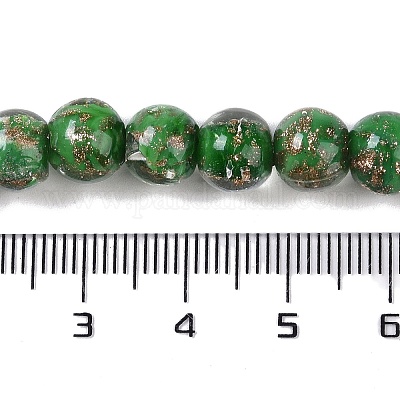 Бусины ручной работы бусины золотого песка LAMP-Z009-01N-1