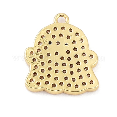 Стойки обшивки латунь кубического циркония подвески KK-D031-04G-02-1